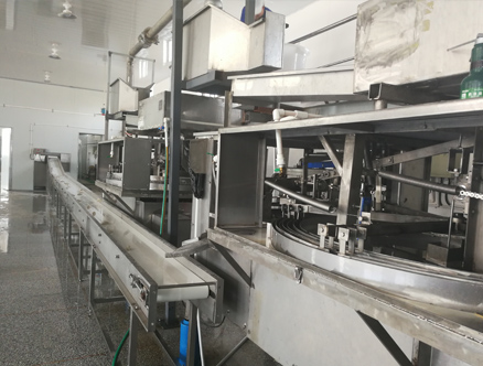 全自动面筋卷生产流水线